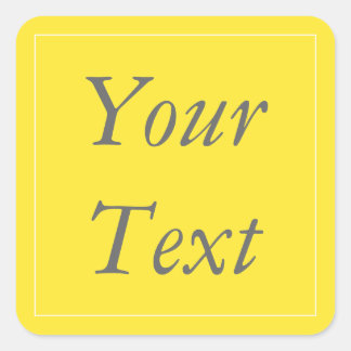 Geel en wit Dank u Stickers en Favor Labels