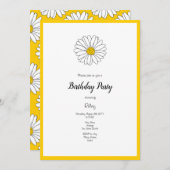 Geel en wit en Patroon 2 Kaart (Voorkant / Achterkant)