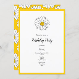 Geel en wit en Patroon 2 Kaart