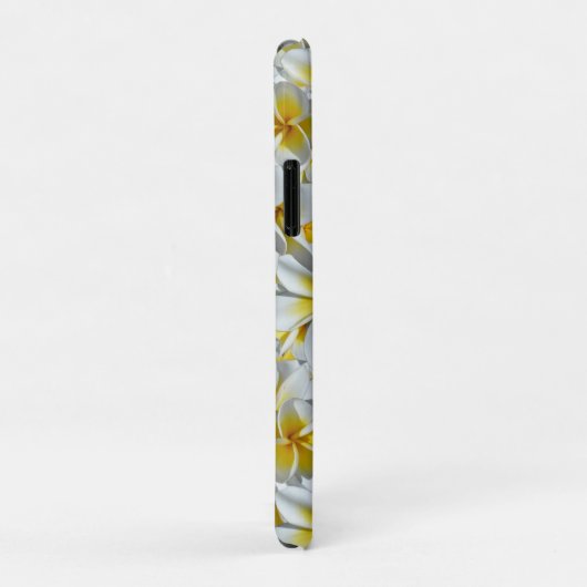 Geel en wit Frangipani-cluster Case-Mate iPhone Case (Achterkant/rechts)
