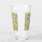 Geel en wit Frangipani-cluster Glas (Links)