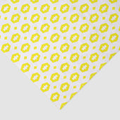 Geel en wit: Geometriana Tissuepapier (Detail)