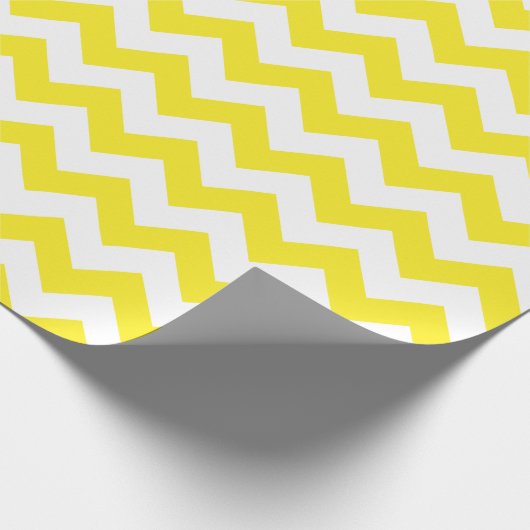 Geel en wit, groot papier voor het verpakken van k (Hoek)