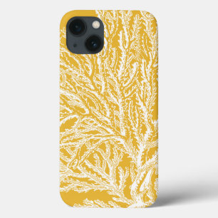 Geel en wit koraal Case-Mate iPhone case