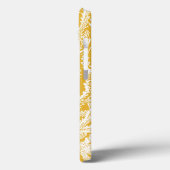 Geel en wit koraal Case-Mate iPhone case (Achterkant / Links)