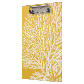 Geel en wit koraal klembord (Links)