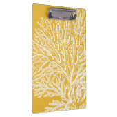 Geel en wit koraal klembord (Rechts)