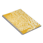 Geel en wit koraal notitieboek (Rechterzijde)