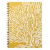 Geel en wit koraal notitieboek (Voorkant)
