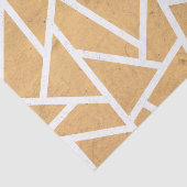 Geel en wit mozaïekpatroon tissuepapier (Detail)