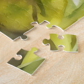Geel en wit Nederlandse Iris Art Puzzel (Zijkant)