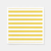 Geel en wit patroon servet (Voorkant)