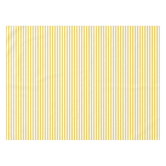 Geel en wit patroon tafelkleed (Voorkant (Horizontaal))