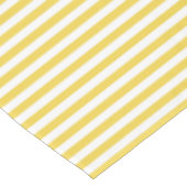 Geel en wit patroon tafelkleed (Gekanteld)