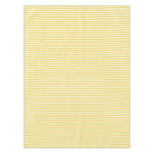 Geel en wit patroon tafelkleed (Voorkant)