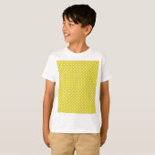 Geel en wit pokadot t-shirt (Voorkant volledig)