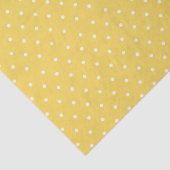 Geel en Wit Stippen Tissuepapier (Detail)