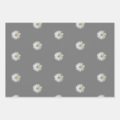 Geel en wit verpakkingspapier inpakpapier vel (Voorkant)