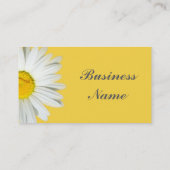 Geel en wit Visitekaartje grafisch ontwerp (Achterkant)