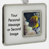 geel en wit zout verzilverd omlijst ornament (Rechts)