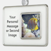 geel en wit zout verzilverd omlijst ornament (Links)