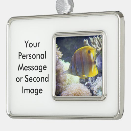 geel en wit zout verzilverd omlijst ornament (Links)