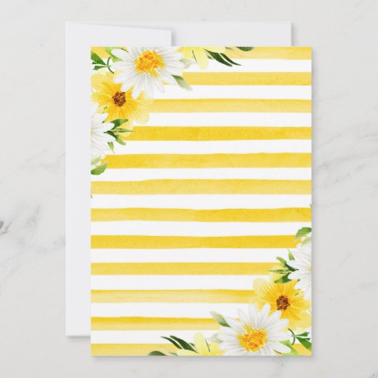 Geel en Witte Dagen Eerste Heilige Communie Kaart (Achterkant)