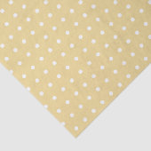 GEEL EN WITTE POLKA DOTS TISSUEPAPIER (Detail)