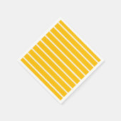 Geel en witte strepen ontwerp servet (Hoek)