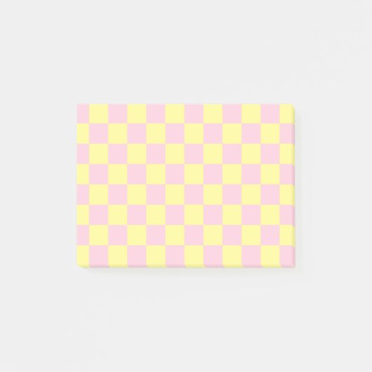 Geel en zacht roze post-it® notes (Voorkant)
