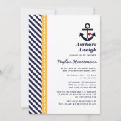 Geel en zeemeerminnend schoeisel kaart (Voorkant)