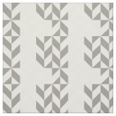 Geel en zilver Geometric ZigZag Stof (Swatch)