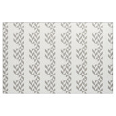 Geel en zilver Geometric ZigZag Stof (Fat Quarter)