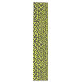 Geel en zwart art Deco Medium Tafelloper (Voorkant)