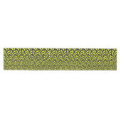Geel en zwart art Deco Medium Tafelloper (Horizontaal)