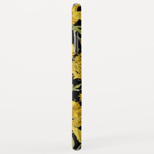 Geel en zwart Azalea fractale kunst Case-Mate iPhone Case (Achterkant/rechts)