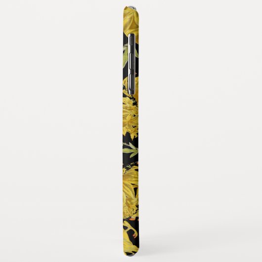 Geel en zwart Azalea fractale kunst Case-Mate iPhone Case (Achterkant/links)