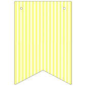 Geel en zwart Baby Heart Garland Banner (Derde vlag)