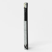 Geel en zwart bloem iphone 5 hoesje (Achterkant/links)
