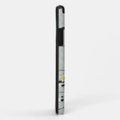 Geel en zwart bloem iphone 5 hoesje (Achterkant/rechts)