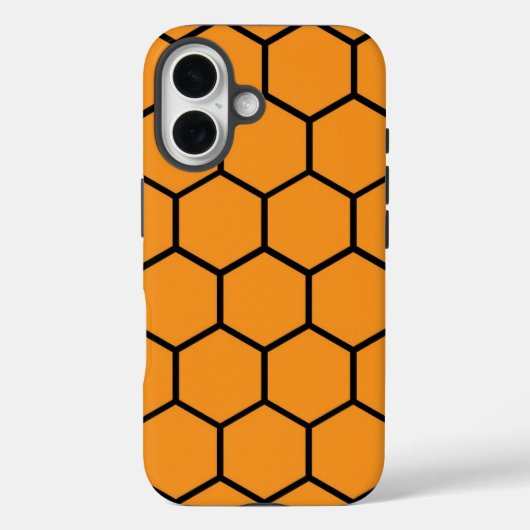 geel en zwart Case-Mate iPhone case (Achterkant)