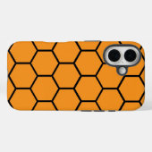geel en zwart Case-Mate iPhone case (Achterkant (horizontaal))