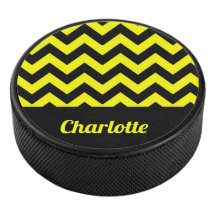 geel en zwart chevron patroon