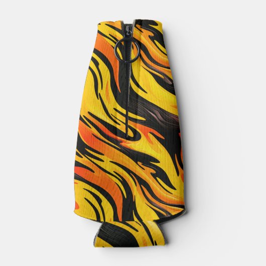 Geel en zwart flesjeskoeler (Achterkant)