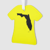 Geel en zwart Florida Ornament (voorkant)