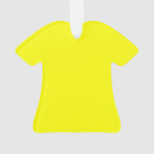 Geel en zwart Florida Ornament (achterkant)