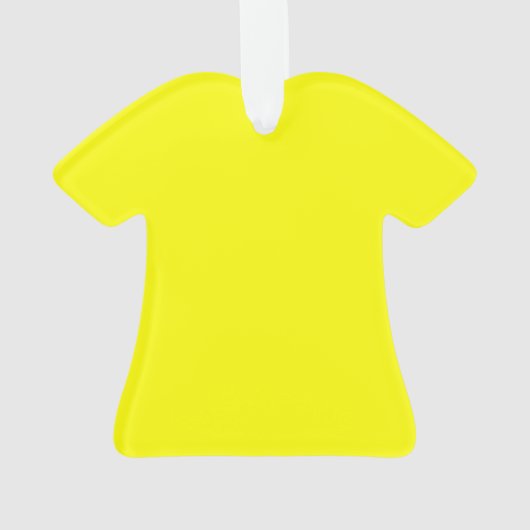 Geel en zwart Florida Ornament (achterkant)