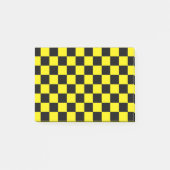 Geel en zwart gecontroleerd post-it® notes (Voorkant)
