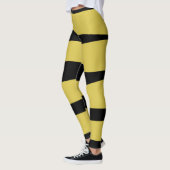 Geel en zwart gestreept leggings (Links)