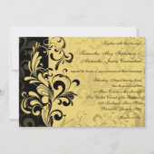 Geel en zwart, hedendaagse wervelkolom kaart (Voorkant)